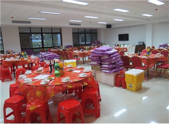 博餅現(xiàn)場準(zhǔn)備